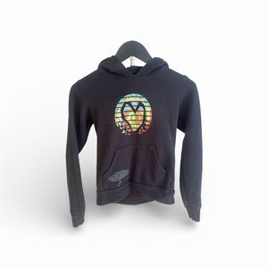 Kids Chaos & Kindness Black Hoodie - Kids Size Small